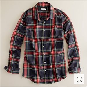 Grandma’s Fav Tartan Plaid Large J Crew Button Up